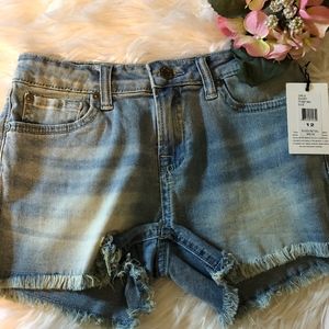 NEW 7 For All Mankind Distressed Denim Shorts